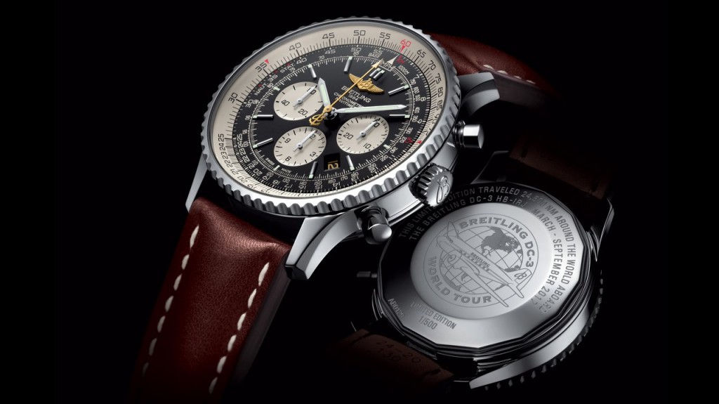 Breitling navitimer horloge DC3  Worldtour
