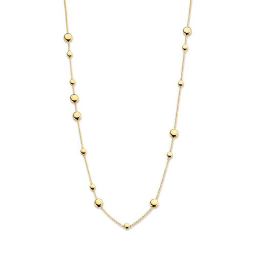 14 karaat geelgouden fantasie collier 45cm
