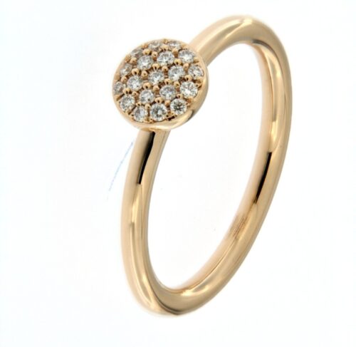 rosegouden Bron ring stardust mini
