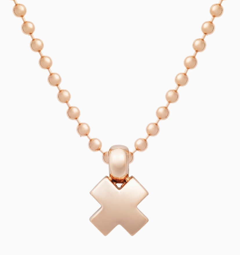 Bron Jewelry Joy hanger met collier rosegoud 8HR3400