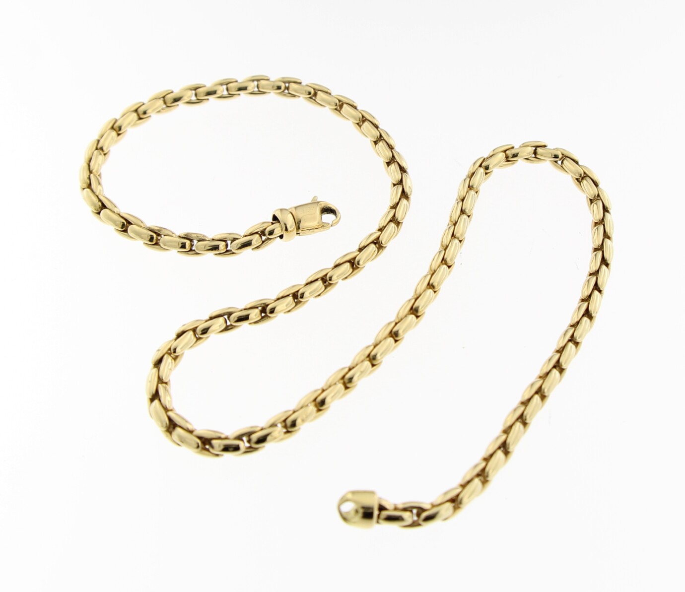 14 k gouden collier 42 cm