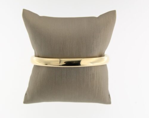 14 k geel gouden slavenarmband, 8 mm