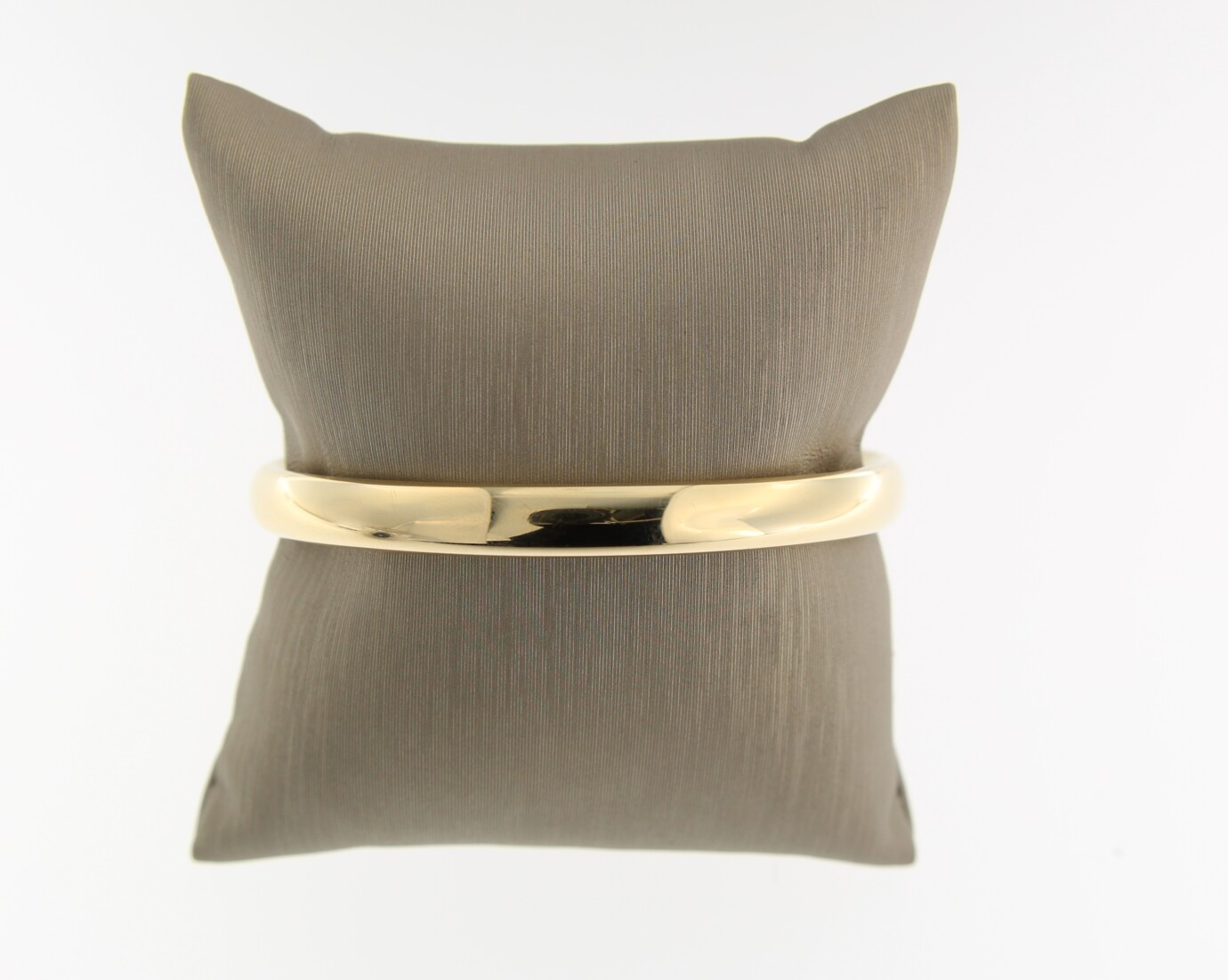 14 k geel gouden slavenarmband, 8 mm