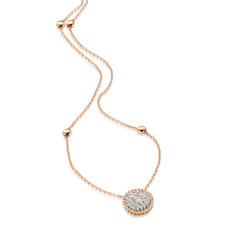 GioMio collier Royal pendant met diamant