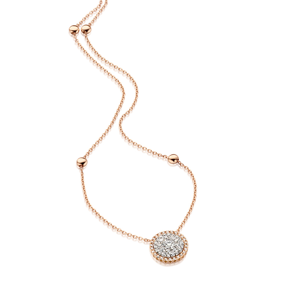 GioMio collier Royal pendant met diamant