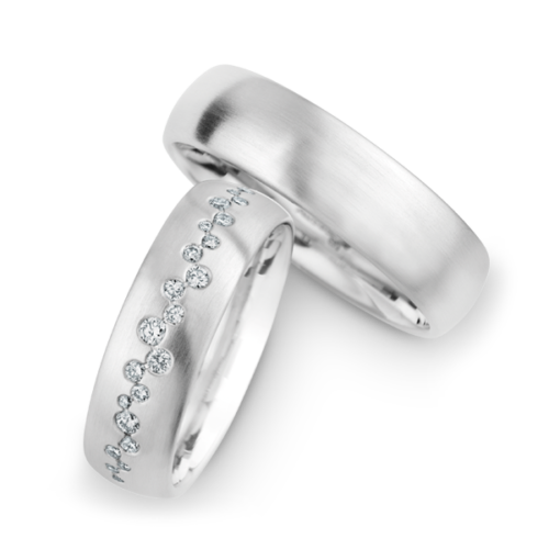 Christian Bauer trouwringen witgoud