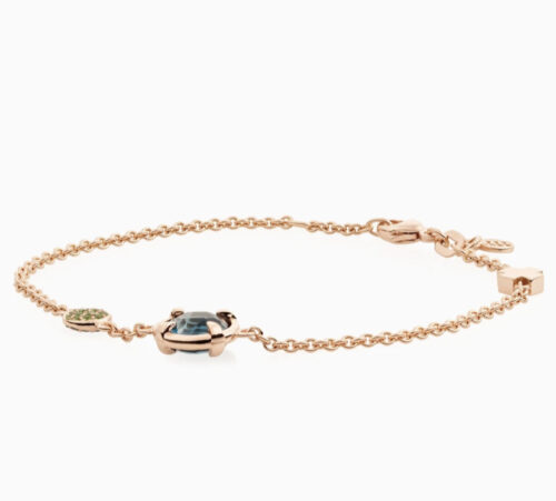 Bron Mira Mira armband met random geslepen London Blue topaas 8AR4011TLRBR