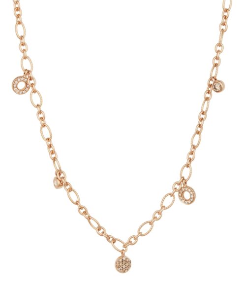 Bron jewelry Joy collier met bedels 8CR443650BRX rosegoud