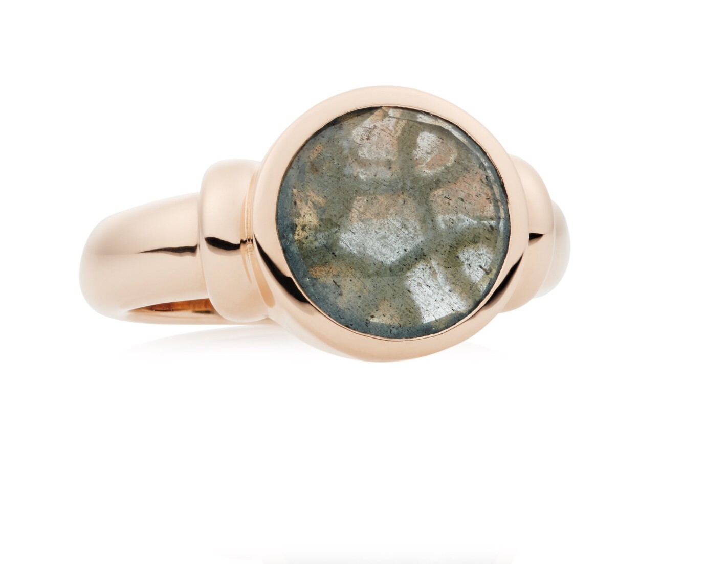 Bron Toujours Ajour Pinkring met geslepen Mos Beryl 8RR4876BMB