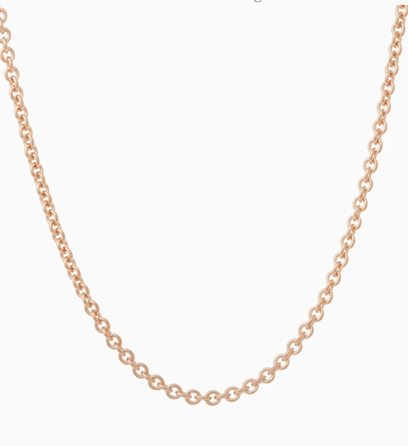 Bron Lux collier van 18 karaats rosegoud 7CRRA5045