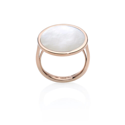 Burato Gioielli rosegouden met parelmoer BU449