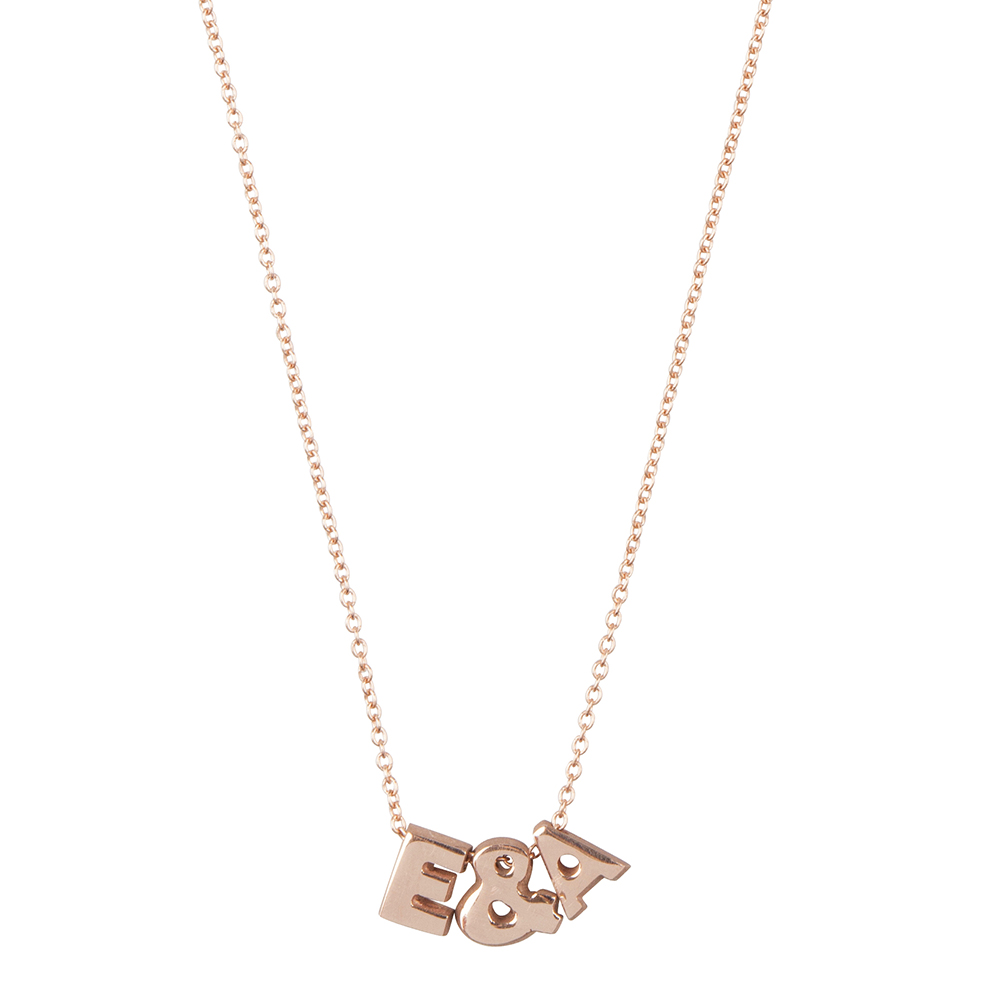 Just Franky collier met letters