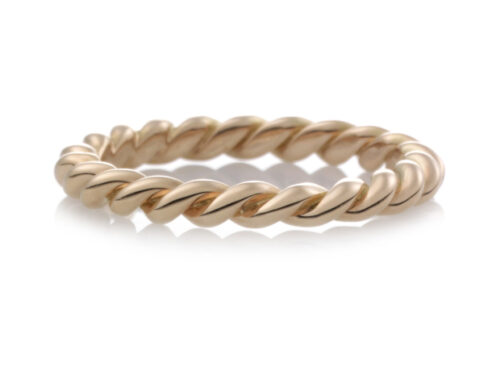 18karaat rosegouden Bron ring 8RR4731