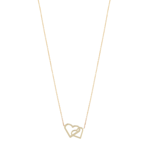 Just Franky iconic collier double hearts