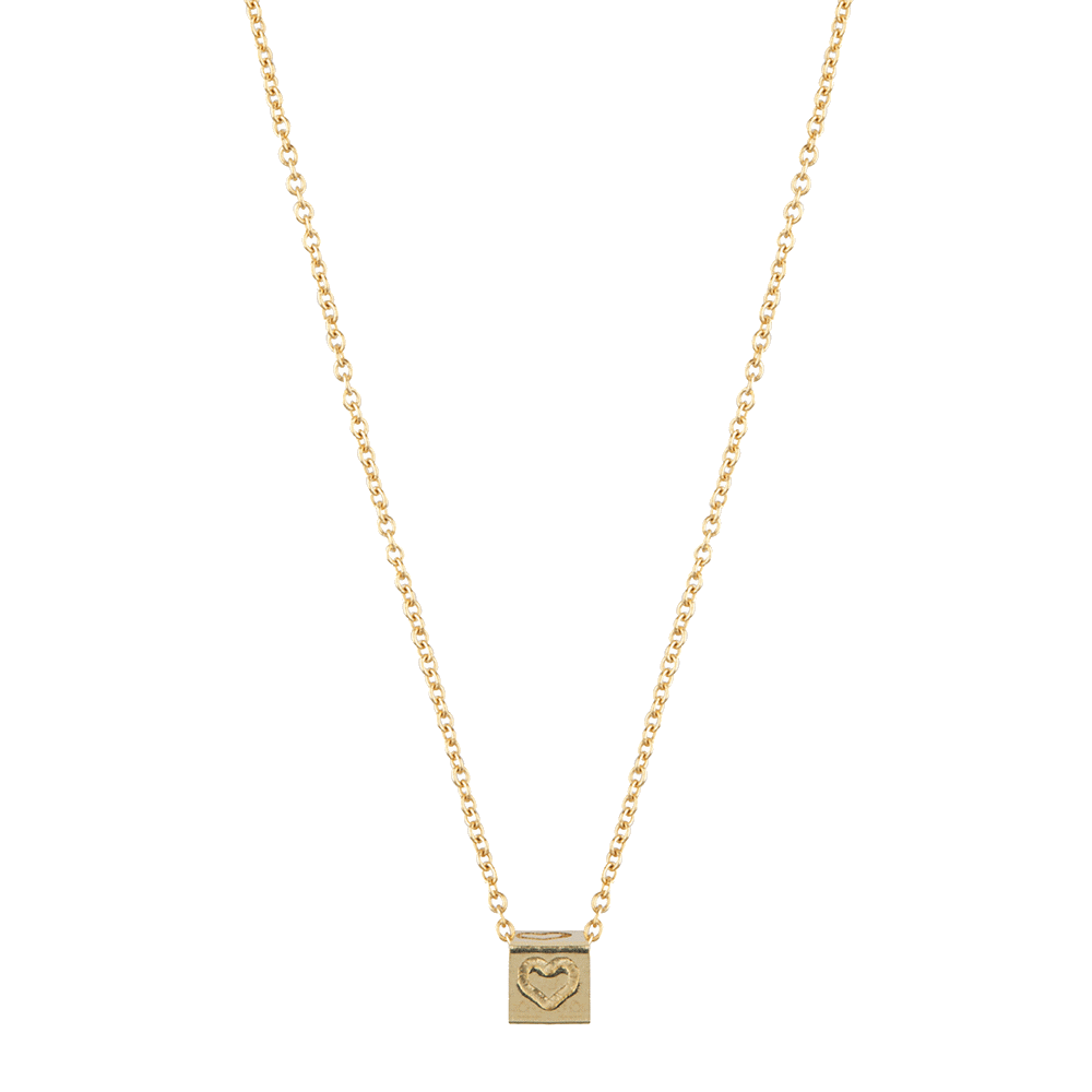 Just Franky Cube collection collier hartje