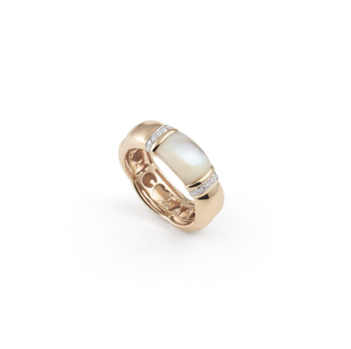 Al Coro La Piazza rosegouden ring NR479MOR