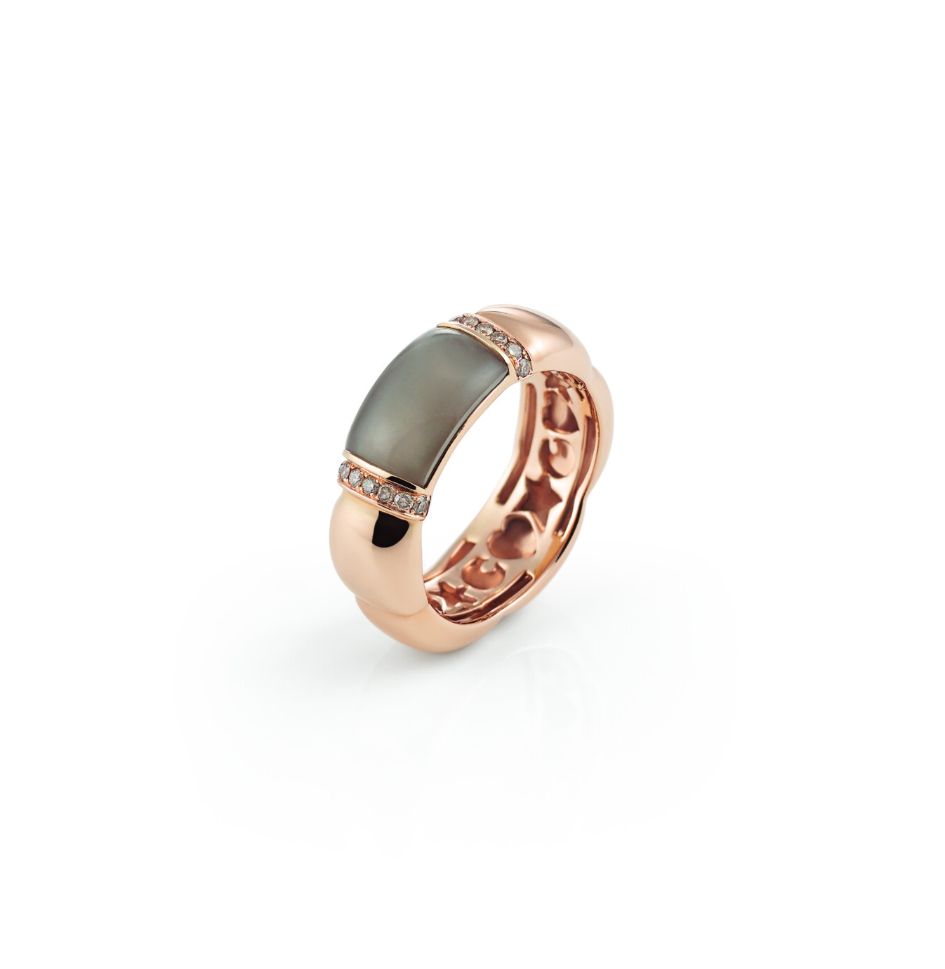 Al Coro La Piazza rosegouden ring NR479SQR