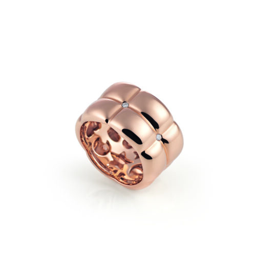 Al Coro La Piazza rosegouden ring NR886R