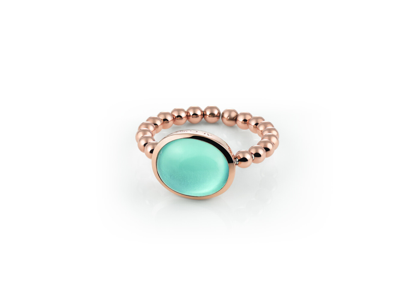 Al Coro Palladio ring met blauw topaas NR937TR