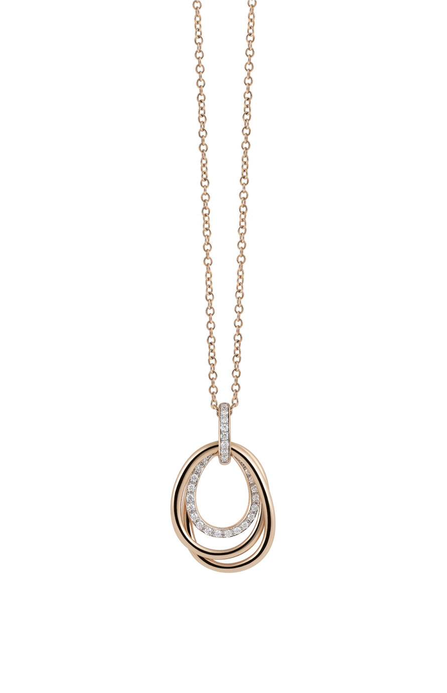 Al Coro Serenata collier met diamant P623WR