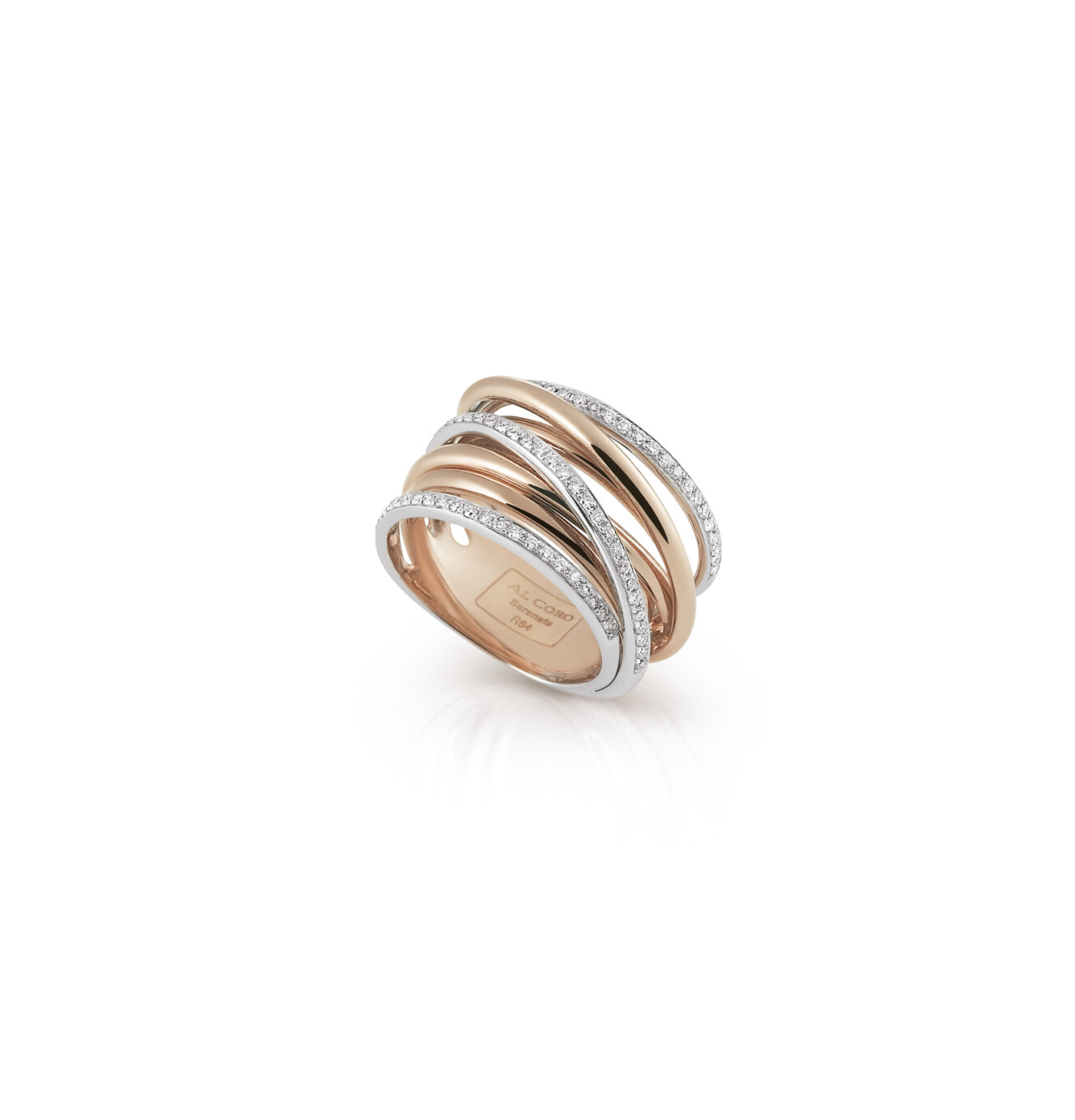 Al Coro Serenata rosegouden ring R6405R