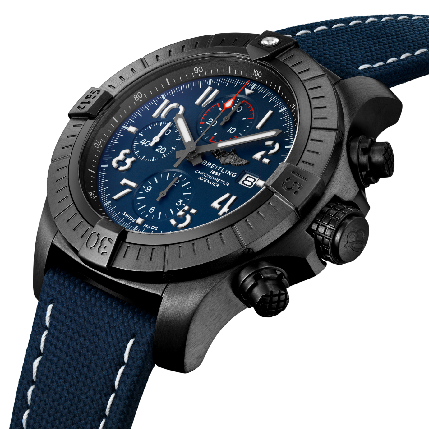 Breitling Super Avenger Chronograph 48 Night Mission V13375101C1X2 - Afbeelding 2