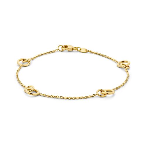 14k geelgouden armband fijn