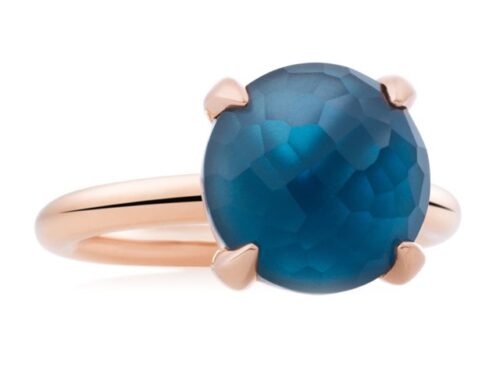 Bron jewelry Catch ring met London Blue 8RR4782TLR