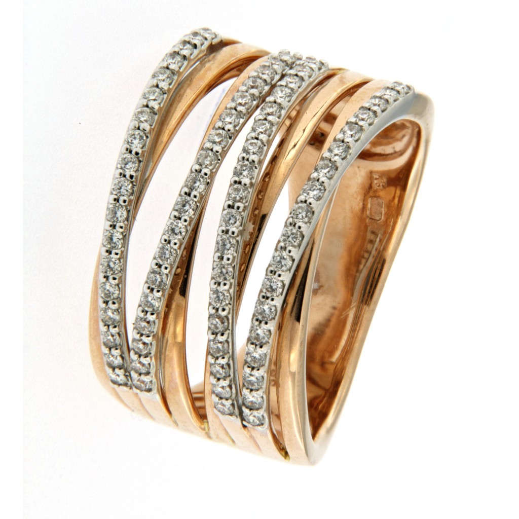 14 karaat gouden ring met diamant