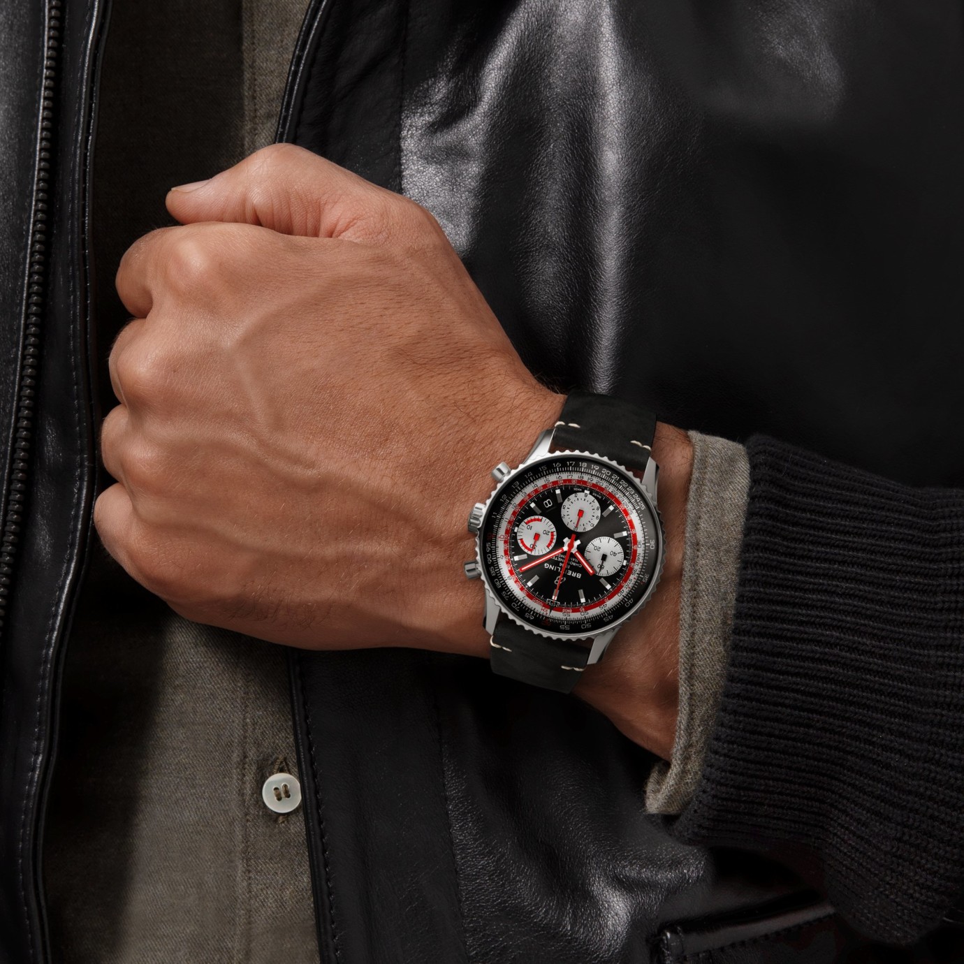 Breitling Navitimer B01 Chronograph 43 Swissair AB01211B1B1X2 - Afbeelding 5